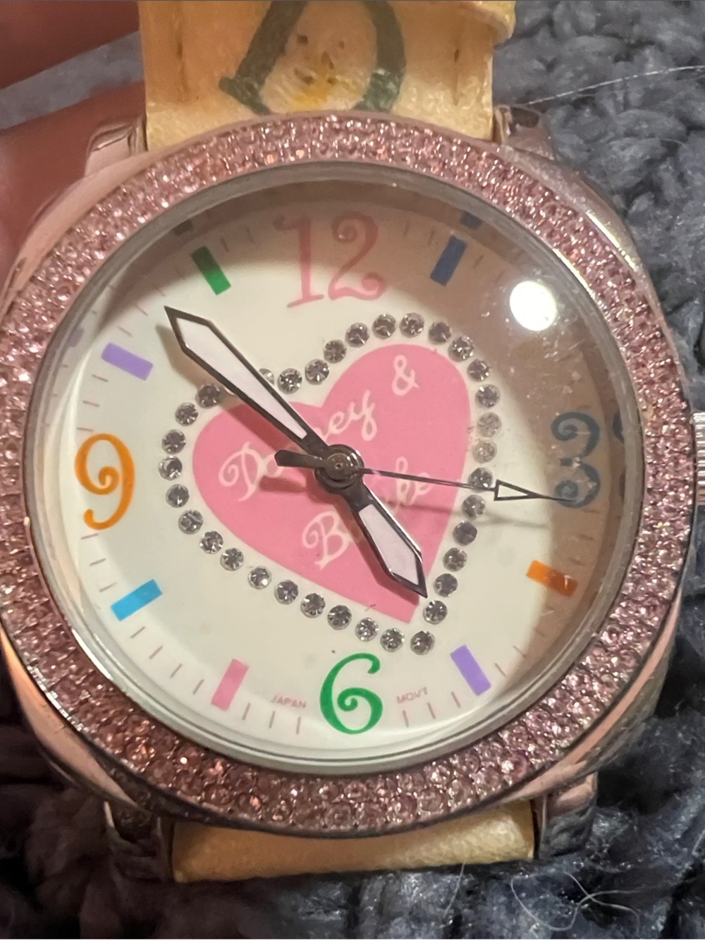 Dooney & Burke heart print watch- vintage